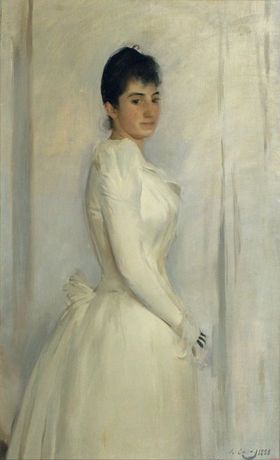 Portrait of Montserrat Carbó by Ramon Casas i Carbo